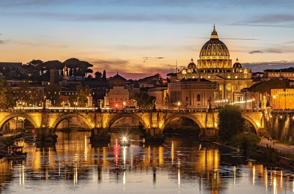 tiber river, st peter's basilica, vatican-4529605.jpg